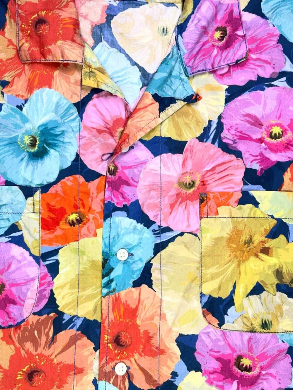 J. Crew with Liberty Fabric Men's Size XL Short Sleeve Camp Collar Shirt Floral